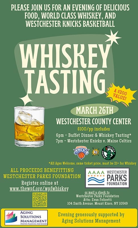 Westchester Parks Foundation Knicks Whiskey Tasting 2025